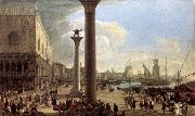 CARLEVARIS, Luca The Wharf, Looking toward the Doge s Palace oil painting artist